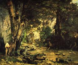 Gustave Courbet The Shaded Stream Germany oil painting art